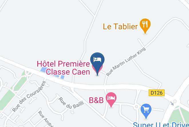 Calvados - Hotel Premiere Classe Caen Maps