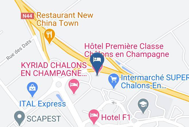 Marne - Hotel Premiere Classe Chalons En Champagne Maps