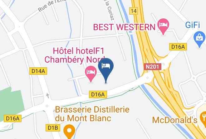 Savoie - Hotel Premiere Classe Chambery Maps