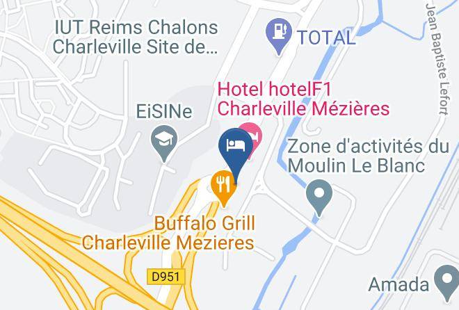 Ardennes - Hotel Premiere Classe Charleville Mezieres Maps