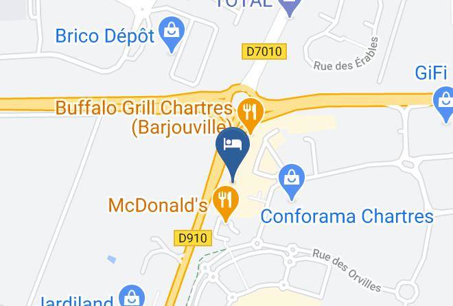 Eure Et Loir - Hotel Premiere Classe Chartres Maps