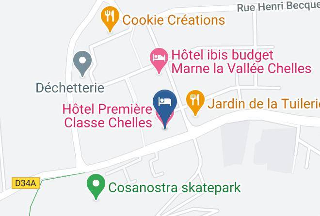 Seine Et Marne - Hotel Premiere Classe Chelles Maps