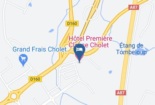 Maine Et Loire - Hotel Premiere Classe Cholet Maps