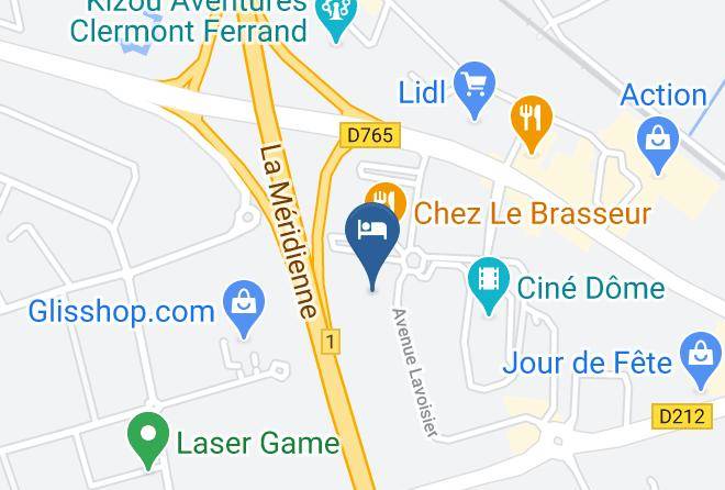Puy De Dome - Hotel Premiere Classe Clermont Ferrand Aubiere Maps
