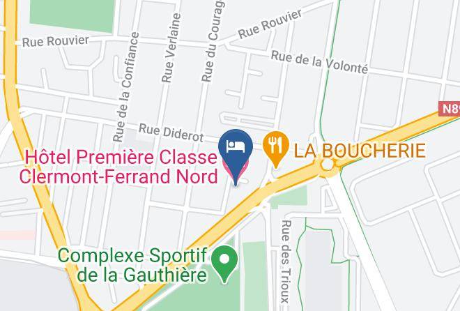 Puy De Dome - Hotel Premiere Classe Clermont Ferrand Nord Maps