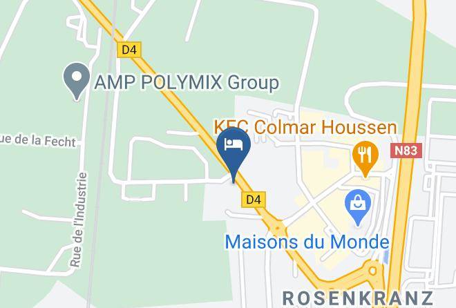 Hotel Premiere Classe Colmar Houssen Map