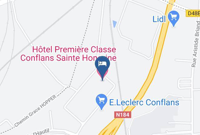 Yvelines - Hotel Premiere Classe Conflans Sainte Honorine Maps