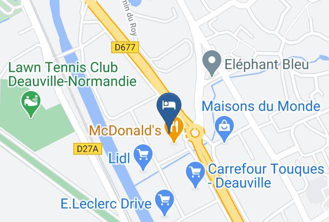 Calvados - Hotel Premiere Classe Deauville Touques Maps