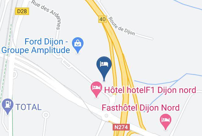 Cote D Or - Hotel Premiere Classe Dijon Maps