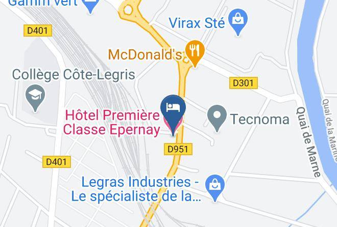 Hotel Premiere Classe Epernay Map