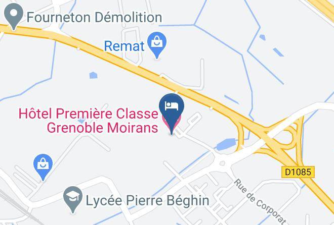 Isere - Hotel Premiere Classe Grenoble Moirans Maps
