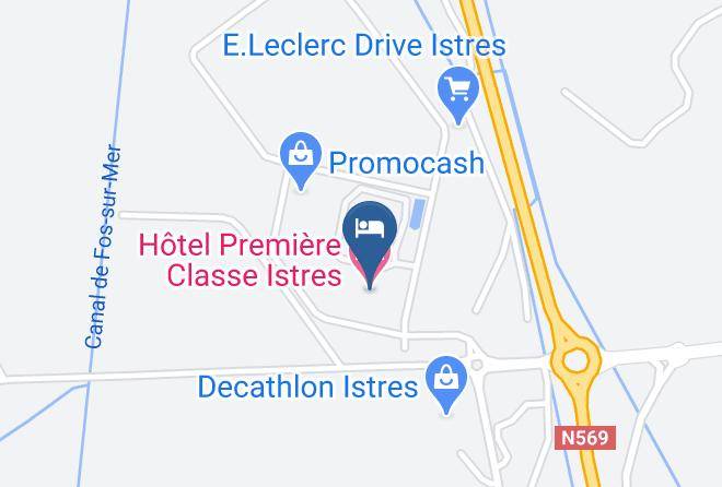 Bouches Du Rhone - Hotel Premiere Classe Istres Maps