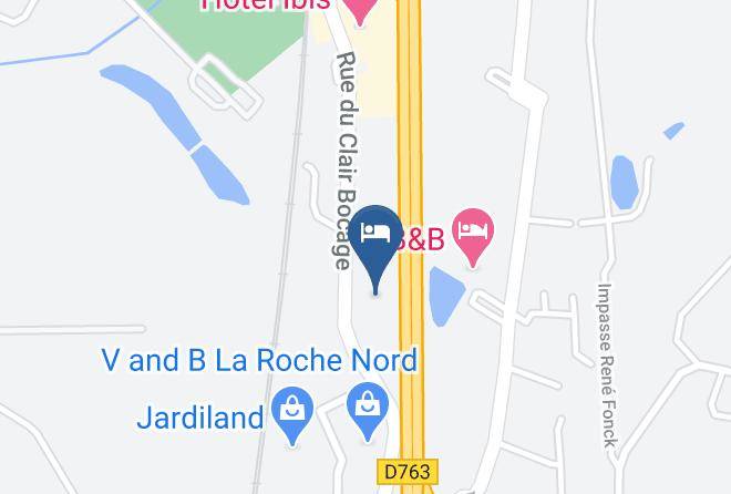 Vendee - Hotel Premiere Classe La Roche Sur Yon Maps