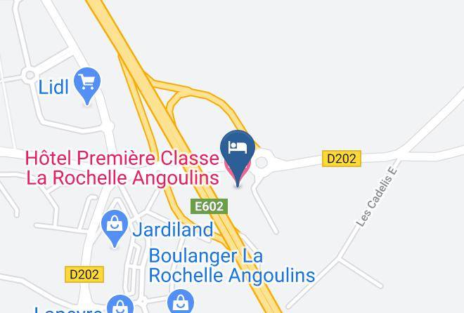 Charente Maritime - Hotel Premiere Classe La Rochelle Sud Angoulins Maps
