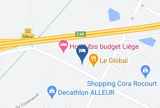 Liege - Hotel Premiere Classe Liege Luik Maps