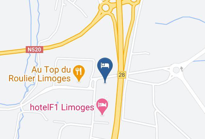 Haute Vienne - Hotel Premiere Classe Limoges Nord Maps