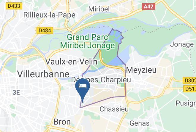 Rhone - Hotel Premiere Classe Lyon Bron Eurexpo Maps