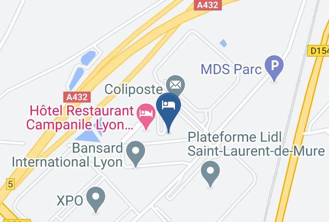 Hotel Premiere Classe Lyon Est Aeroport Saint Exupery Map