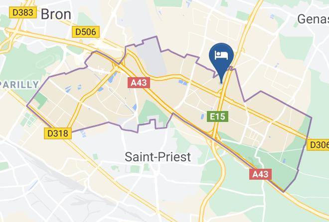 Rhone - Hotel Premiere Classe Lyon Est Saint Priest Eurexpo Maps