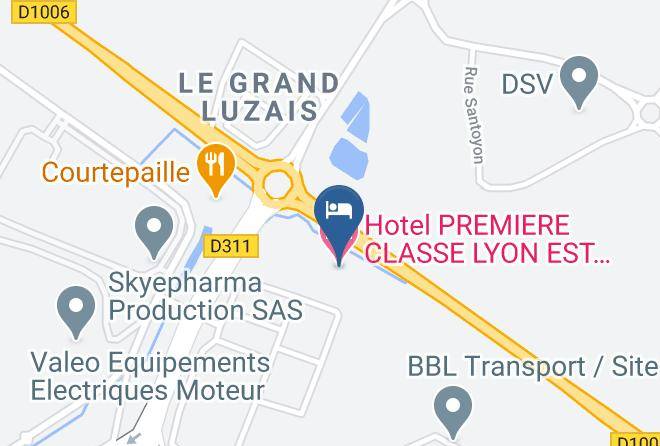 Isere - Hotel Premiere Classe Lyon Est Saint Quentin Fallavier Maps