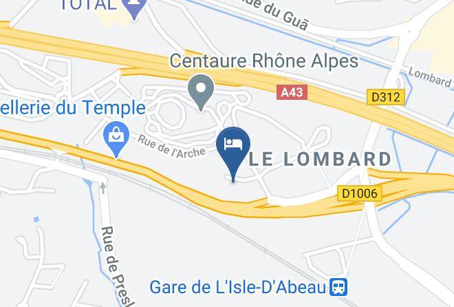 Hotelf1 Lyon Bourgoin Jallieu Map