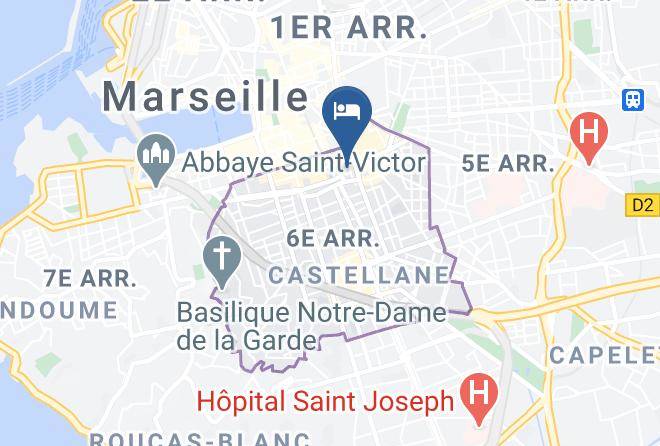 Bouches Du Rhone - Hotel Marseille Centre Maps