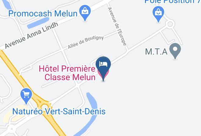 Seine Et Marne - Hotel Premiere Classe Melun Maps