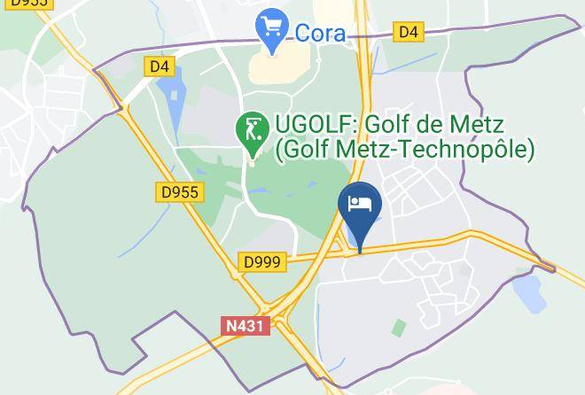 Hotel Premiere Classe Metz Est Technopole Map