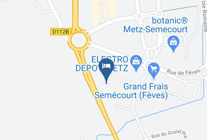 Moselle - Hotel Premiere Classe Metz Semecourt Maps