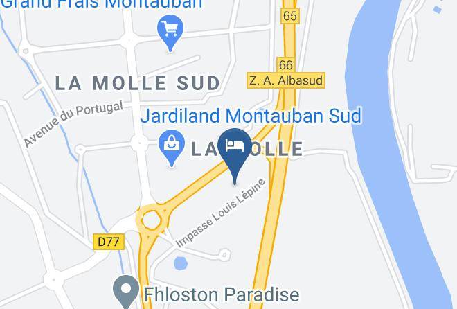 Tarn Et Garonne - Hotel Premiere Classe Montauban Maps