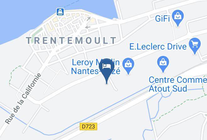 Loire Atlantique - Hotel Premiere Classe Nantes Reze Aeroport Maps
