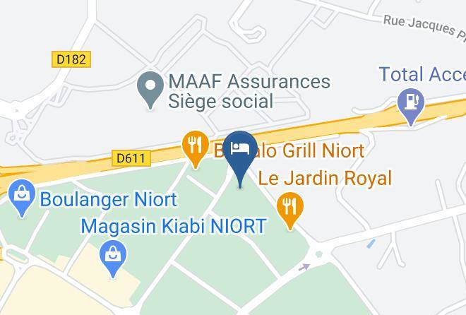 Hotel Premiere Classe Niort Chauray Map