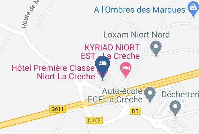 Deux Sevres - Hotel Premiere Classe Niort La Creche Maps