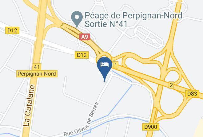 Pyrenees Orientales - Hotel Premiere Classe Perpignan Nord Maps
