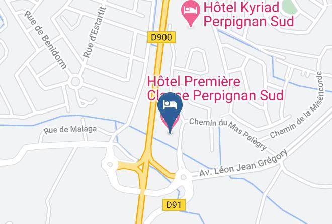 Pyrenees Orientales - Hotel Premiere Classe Perpignan Sud Maps