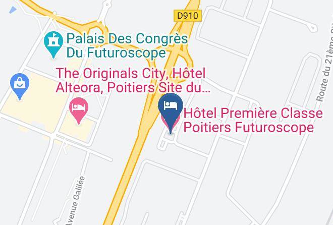 Vienne - Hotel Premiere Classe Poitiers Futuroscope Maps