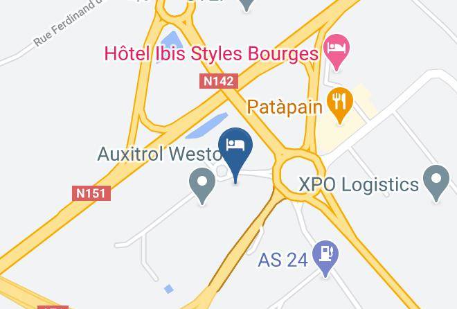 Hotel Premiere Classe Bourges Map