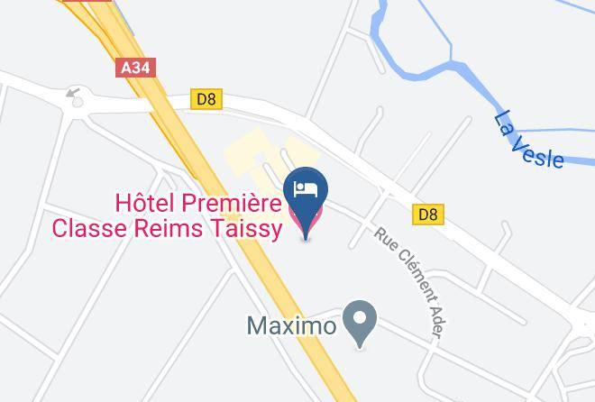 Marne - Hotel Premiere Classe Reims Taissy Maps