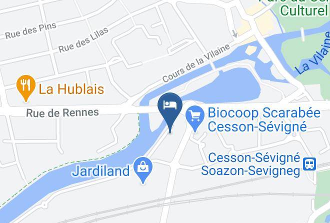 Ille Et Vilaine - Hotel Premiere Classe Rennes Cesson Maps