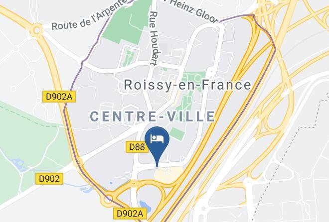Hotel Premiere Classe Roissy Aeroport Charles De Gaulle Map