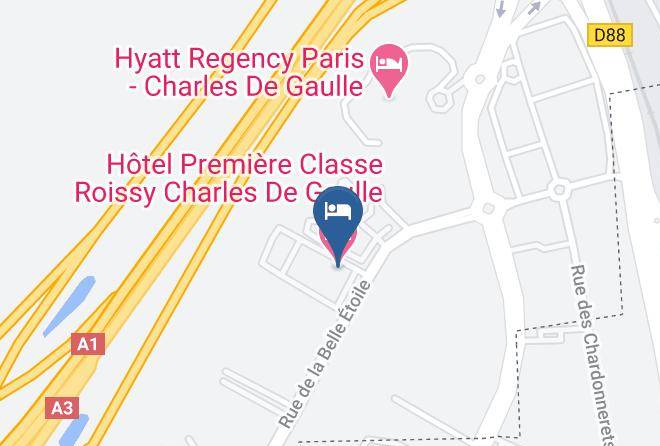 Val D Oise - Hotel Premiere Classe Roissy Charles De Gaulle Maps