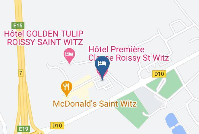 Val D Oise - Hotel Premiere Classe Roissy St Witz Maps