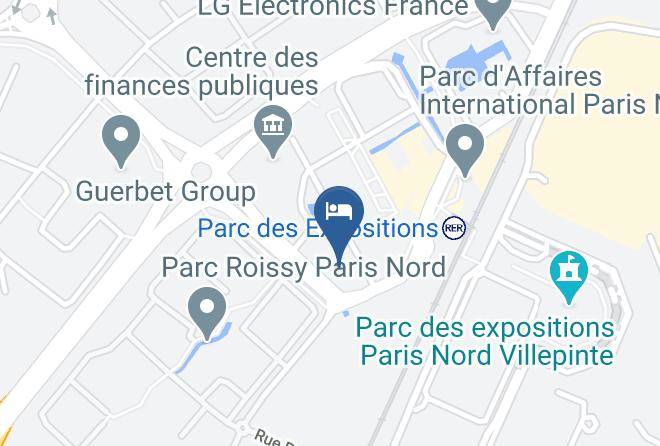 Seine St Denis - Kyriad Roissy Villepinte Parc Des Expositions Maps