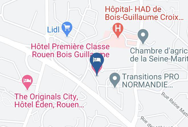 Seine Maritime - Hotel Premiere Classe Rouen Bois Guillaume Maps