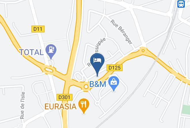 Val D Oise - Hotel Premiere Classe Saint Brice Sous Foret Maps