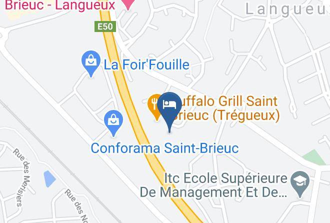 Hotel Premiere Classe Saint Brieuc Map