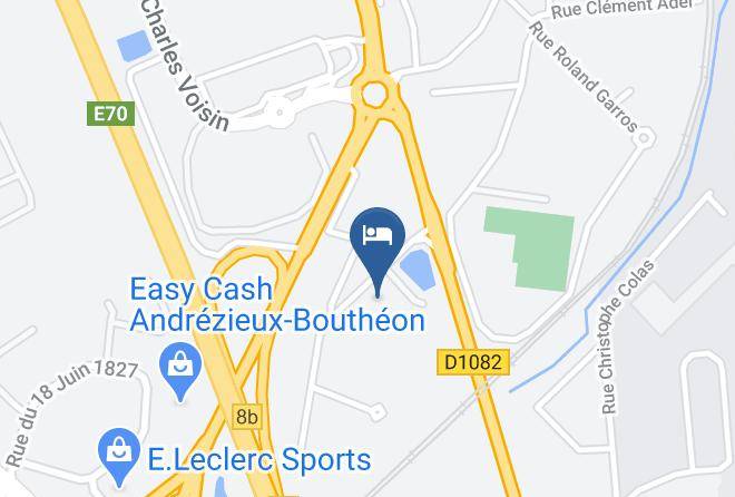 Loire - Hotel Premiere Classe Saint Etienne Maps