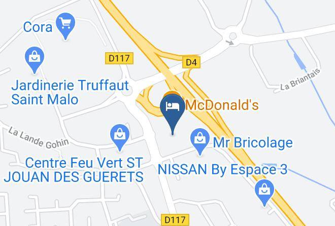Ille Et Vilaine - Hotel Premiere Classe Saint Malo Maps