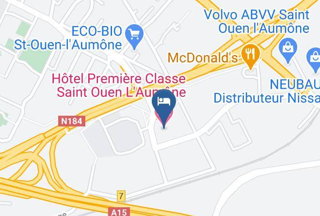 Val D Oise - Hotel Premiere Classe Saint Ouen L'aumone Maps