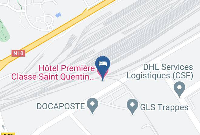 Yvelines - Hotel Premiere Classe Saint Quentin En Yvelines Maps